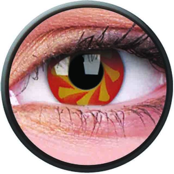 Phantasee Crazy Kontaktlinsen - Blood Spin (2 St. Jahreslinsen) – ohne Stärke - exp.02/2021