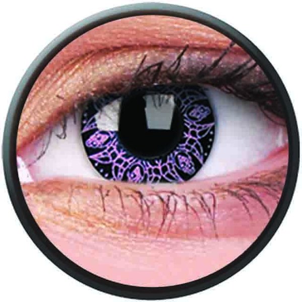 Phantasee Crazy Kontaktlinsen - Pink Artist (2 St. Jahreslinsen) – ohne Stärke - exp.02/2021