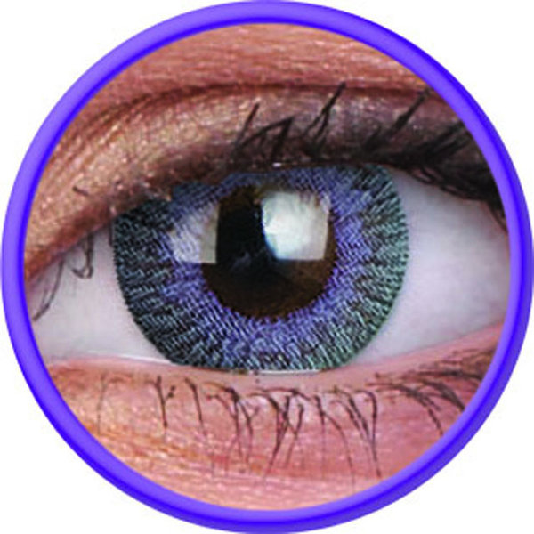 ColorVue Fusion - Violet Gray (2 St. 3-Monatslinsen) – ohne Stärke