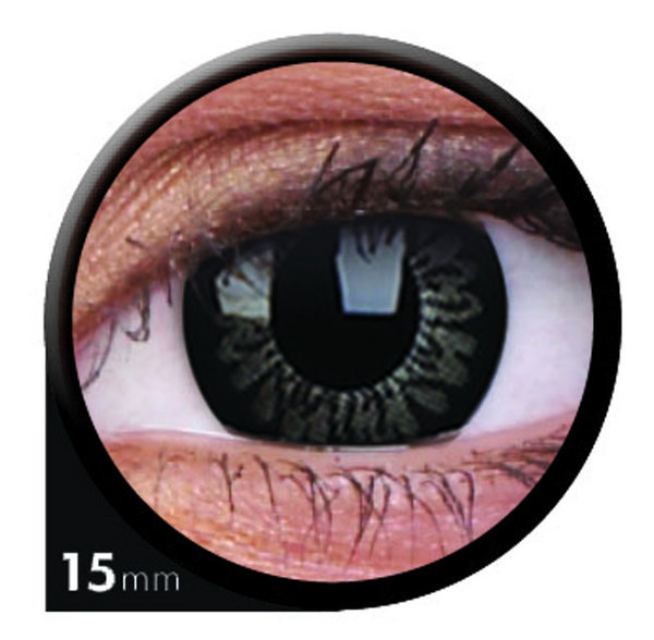 ColorVue Big Eyes - Awesome Black (2 St. 3-Monatslinsen) – ohne Stärke