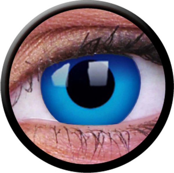ColorVue Crazy-Kontaktlinsen - Sky Blue (2 St. Tageslinsen) – ohne Stärke