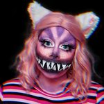 ColorVue Crazy Kontaktlinsen - Cheshire Cat (2 St. Jahreslinsen) – ohne Stärke