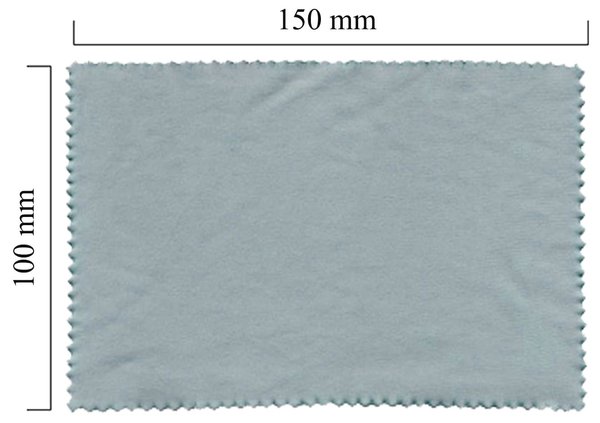 Mikrofaser Brillenputztuch – grau 100x150