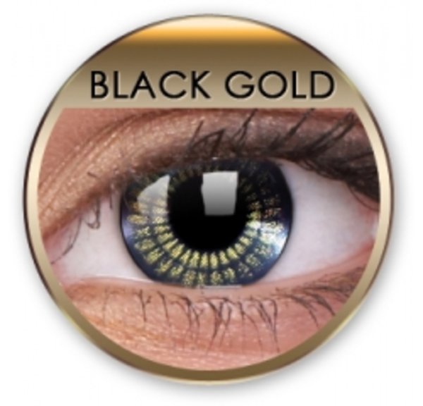 Jewel - Black Gold (2 St. 3-Monatslinsen) - ohne Stärke