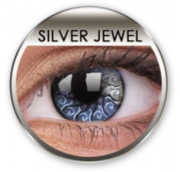 Jewel - Silver Jewel (2 St. 3-Monatslinsen) - ohne Stärke