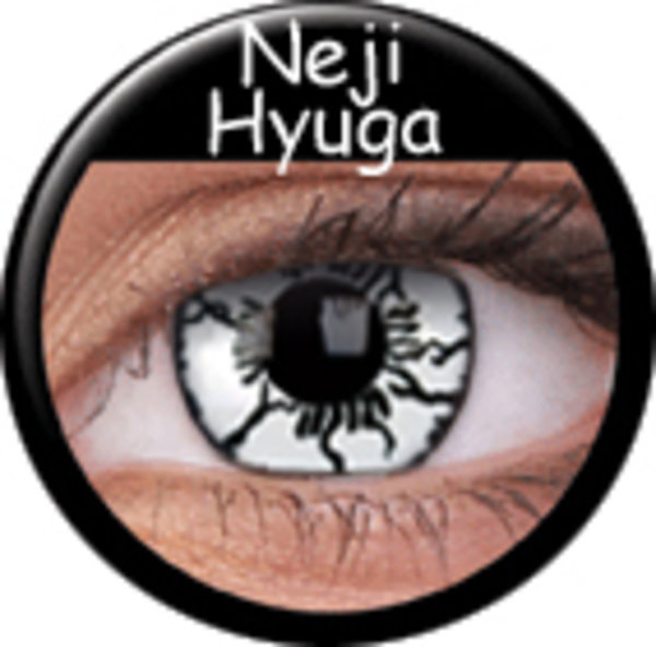 ColorVue Crazy Kontaktlinsen - Neji Hyuga(2 St. Jahreslinsen)  – ohne Stärke
