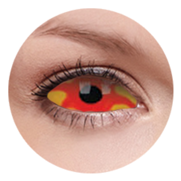 ColourVue Crazy Kontaktlinsen 22 mm - Kancer (2 St. 6-Monatslinsen) – ohne Stärke