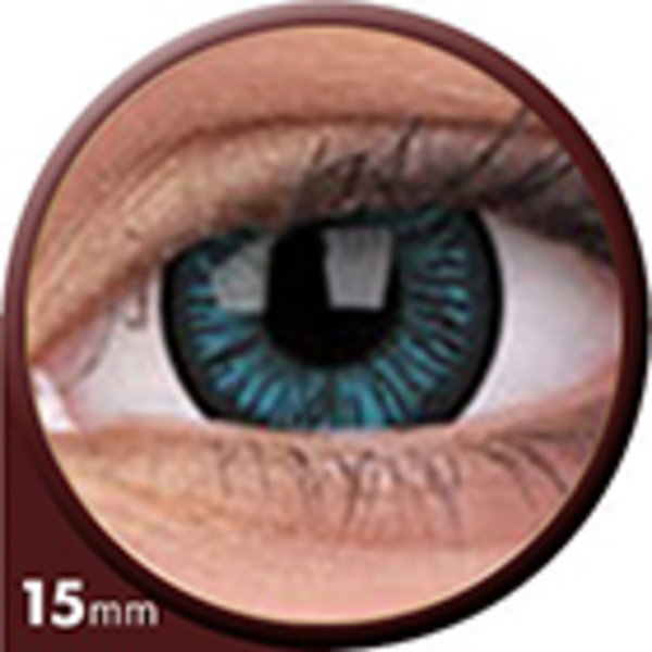 Phantasee Big Eyes - Beautiful Blue (2 St. 3-Monatslinsen) – mit Stärke - Ausverkauf