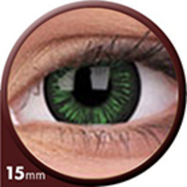 Phantasee Big Eyes - Lustrous Green (2 St. 3-Monatslinsen) – mit Stärke - Ausverkauf