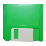 Etui - Set Diskette - grün