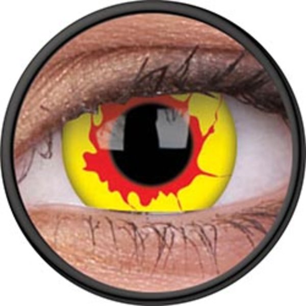 ColourVue Crazy Kontaktlinsen - Reignfire (2 St. Jahreslinsen) – ohne Stärke