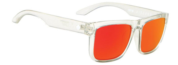 Sonnenbrille SPY DISCORD Clear - red