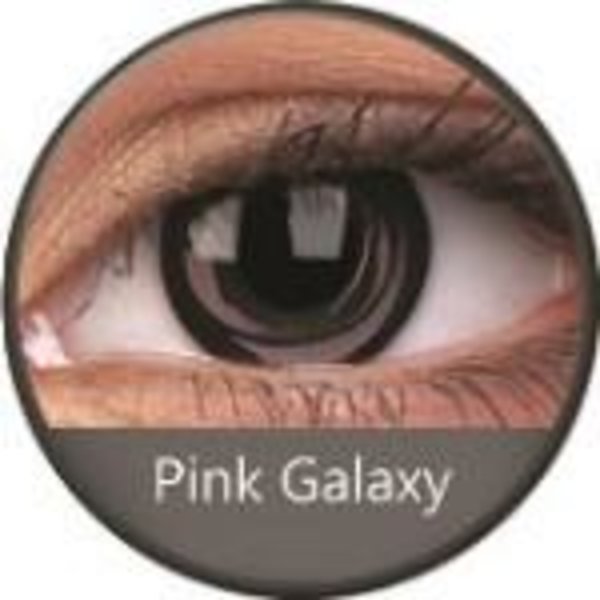 Phantasee Crazy Kontaktlinsen - Pink Galaxy (2 St. Jahreslinsen) – ohne Stärke - exp.02/2021