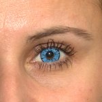 ColorVue Crazy-Kontaktlinsen - Blizzard (2 St. 3-Monatslinsen) – ohne Stärke - ex.03/22