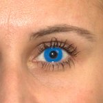 ColorVue Crazy-Kontaktlinsen - Sky Blue (2 St. 3-Monatslinsen) – mit Stärke