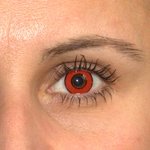 ColorVue Crazy-Kontaktlinsen - Voldermort (2 St. 3-Monatslinsen) – ohne Stärke
