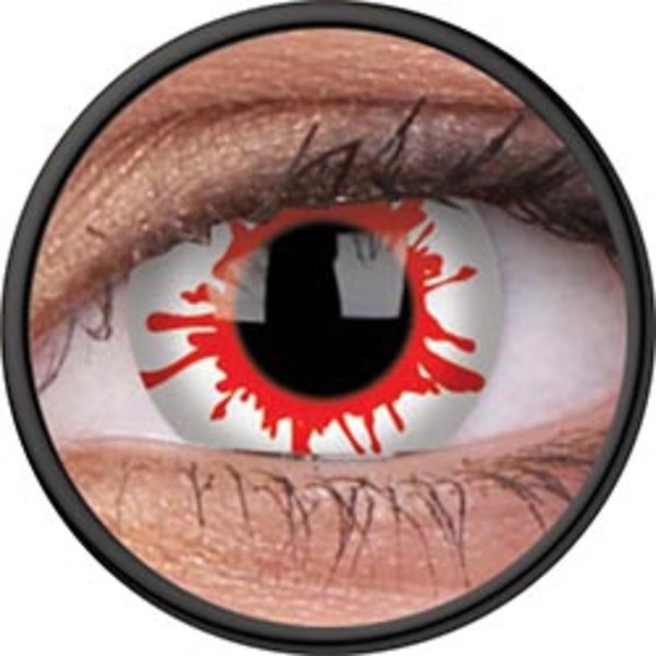 ColorVue Crazy-Kontaktlinsen - Wild Blood (2 St. 3-Monatslinsen) – ohne Stärke