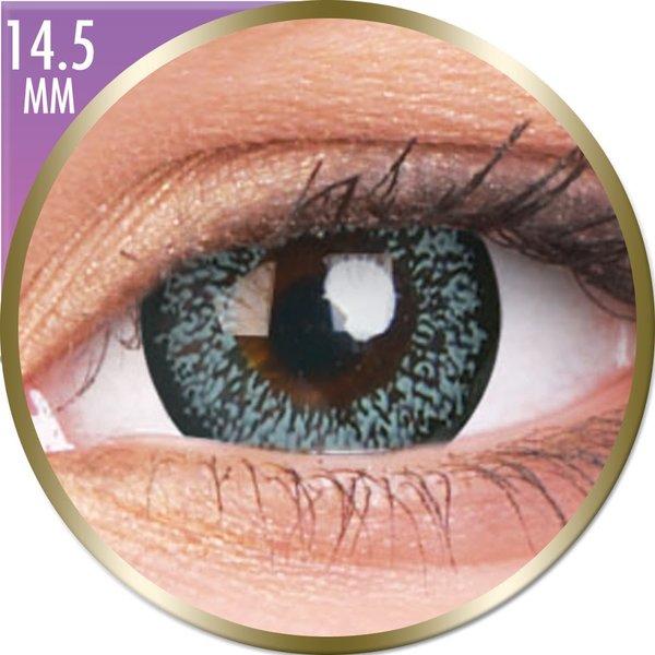 Phantasee Big Eyes - Pearl Grey (2 St. Monatslinsen) – mit Stärke - Ausverkauf