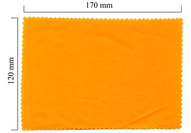 Mikrofaser Brillenputztuch – orange 120x170