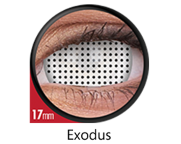 ColorVue Crazy  Kontaktlinsen 17 mm - Exodus (2 St. Jahreslinsen) – ohne Stärke