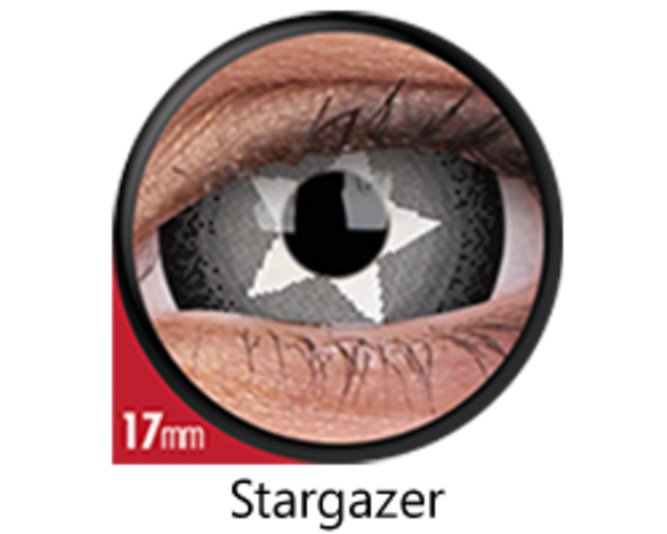 ColorVue Crazy  Kontaktlinsen 17 mm - Stargazer (2 St. Jahreslinsen) – ohne Stärke