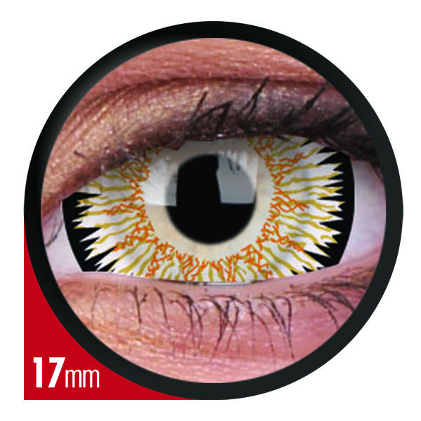 ColorVue Crazy  Kontaktlinsen 17 mm - Orbitron (2 St. Jahreslinsen) – ohne Stärke