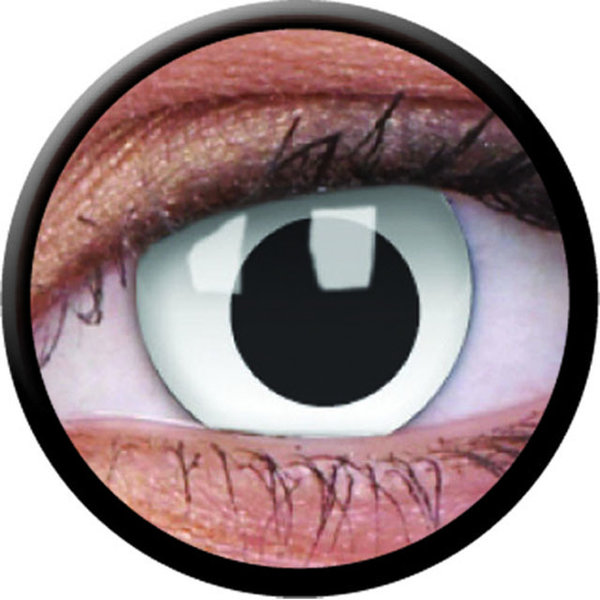 ColorVue Crazy Kontaktlinsen - Cross Eyed (2 St. Jahreslinsen) – ohne Stärke