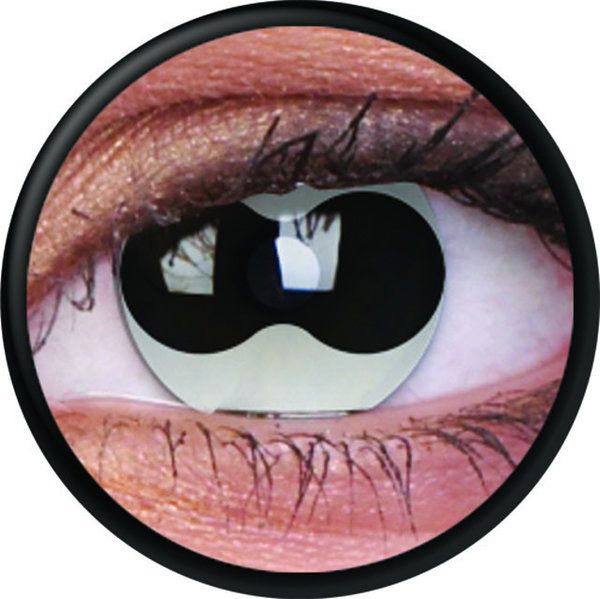 ColourVue Crazy Kontaktlinsen - Split Eye (2 St. Jahreslinsen) – ohne Stärke