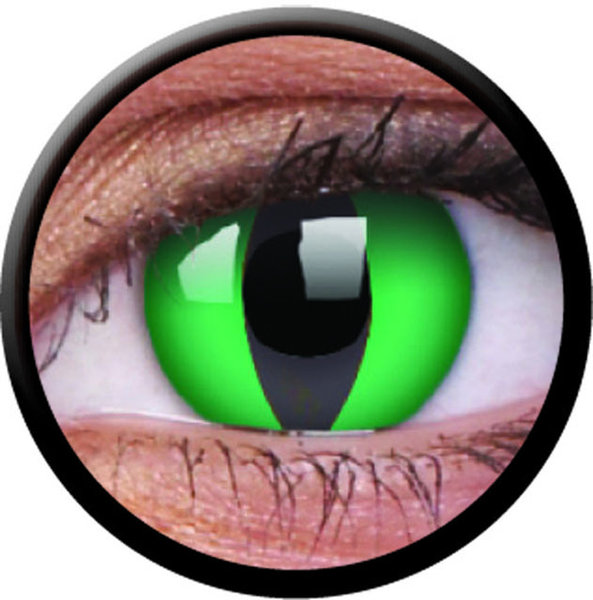 ColorVue Crazy-Kontaktlinsen - Anaconda (2 St. 3-Monatslinsen) – mit Stärke - Ausverkauf
