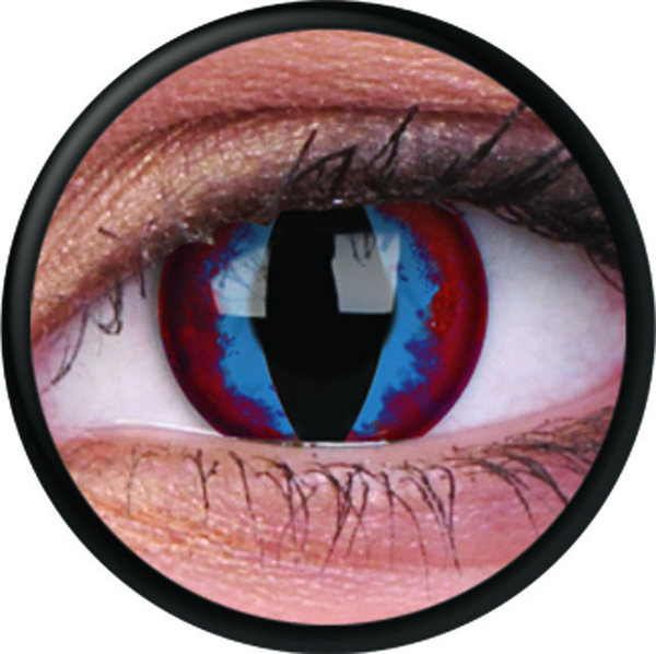ColorVue Crazy-Kontaktlinsen - Dream Slayer (2 St. 3-Monatslinsen) – ohne Stärke