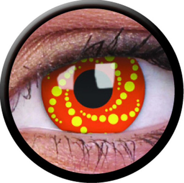 ColorVue Crazy-Kontaktlinsen - Energy (2 St. 3-Monatslinsen) – ohne Stärke