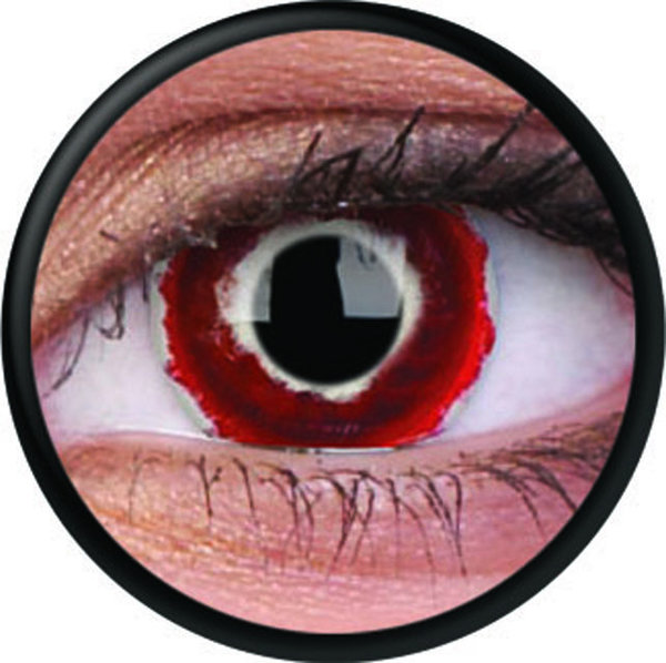 ColorVue Crazy-Kontaktlinsen - Hellblazer (2 St. 3-Monatslinsen) – ohne Stärke