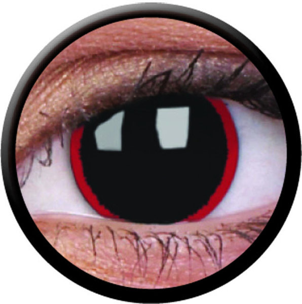 ColorVue Crazy-Kontaktlinsen -  Hell Raiser (2 St. 3-Monatslinsen) – ohne Stärke