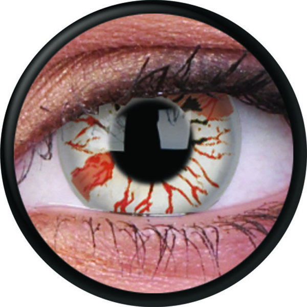 ColorVue Crazy-Kontaktlinsen - Jigsaw (2 St. 3-Monatslinsen) – ohne Stärke