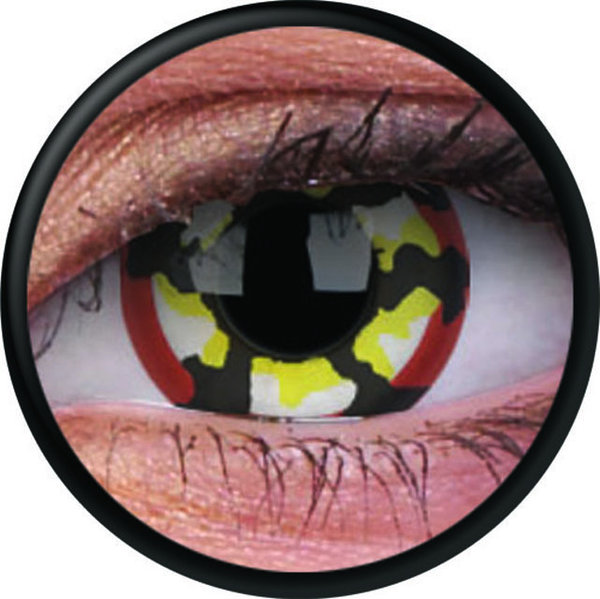 ColorVue Crazy-Kontaktlinsen - Klaw (2 St. 3-Monatslinsen) – ohne Stärke