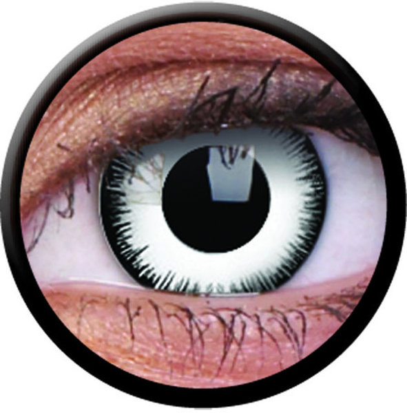 ColorVue Crazy-Kontaktlinsen - Lunatic (2 St. 3-Monatslinsen) – mit Stärke