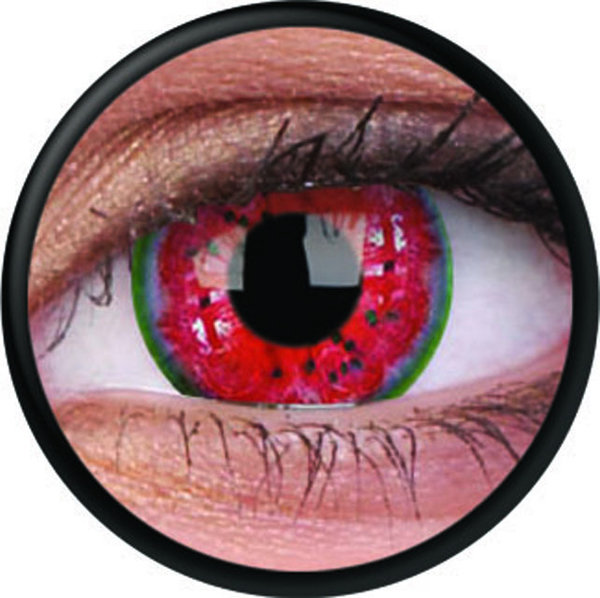 ColorVue Crazy-Kontaktlinsen - Melon Colic (2 St. 3-Monatslinsen) – ohne Stärke