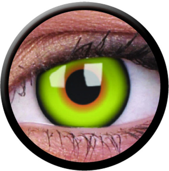 ColorVue Crazy-Kontaktlinsen - Mad Hatter (2 St. 3-Monatslinsen) – ohne Stärke