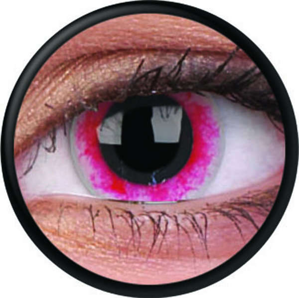 ColorVue Crazy-Kontaktlinsen - Moon Diablo (2 St. 3-Monatslinsen) – ohne Stärke