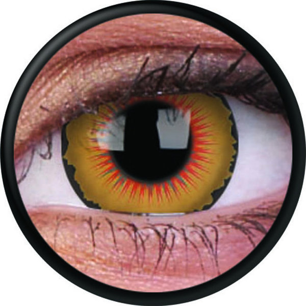 ColorVue Crazy-Kontaktlinsen -  Solarr (2 St. 3-Monatslinsen) – ohne Stärke
